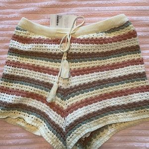 Crochet shorts